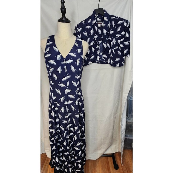 Vintage 1980s John Roberts Dress with Jacket - Picture 4 of 10